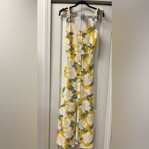 Monteau Yellow and White Textured Top